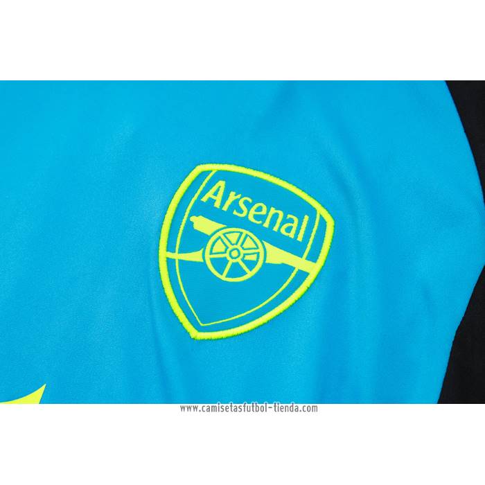Chandal del Arsenal 2024 2025 Manga Corta Azul - Pantalon Corto
